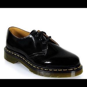 Dr.Marten Black patent leather shoe